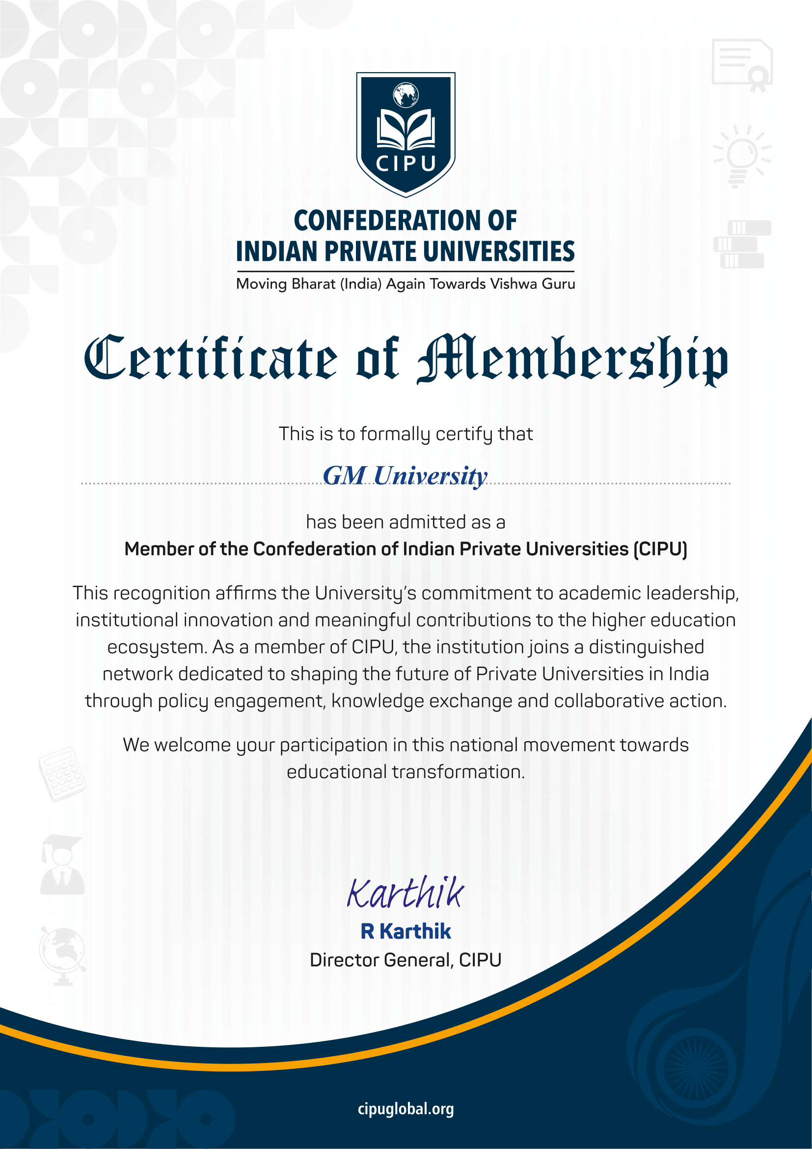 Sustainable institutions of India